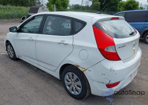 2016 Hyundai Accent Se z USA, uszkodzony, nr VIN KMHCT5AE4GU247127